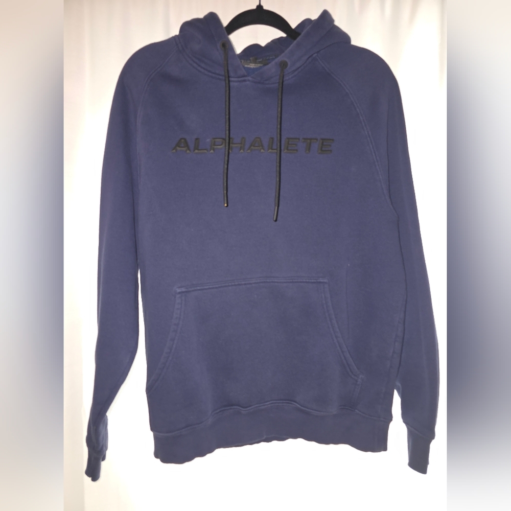 M Alphalete Men's Blue Hoodie